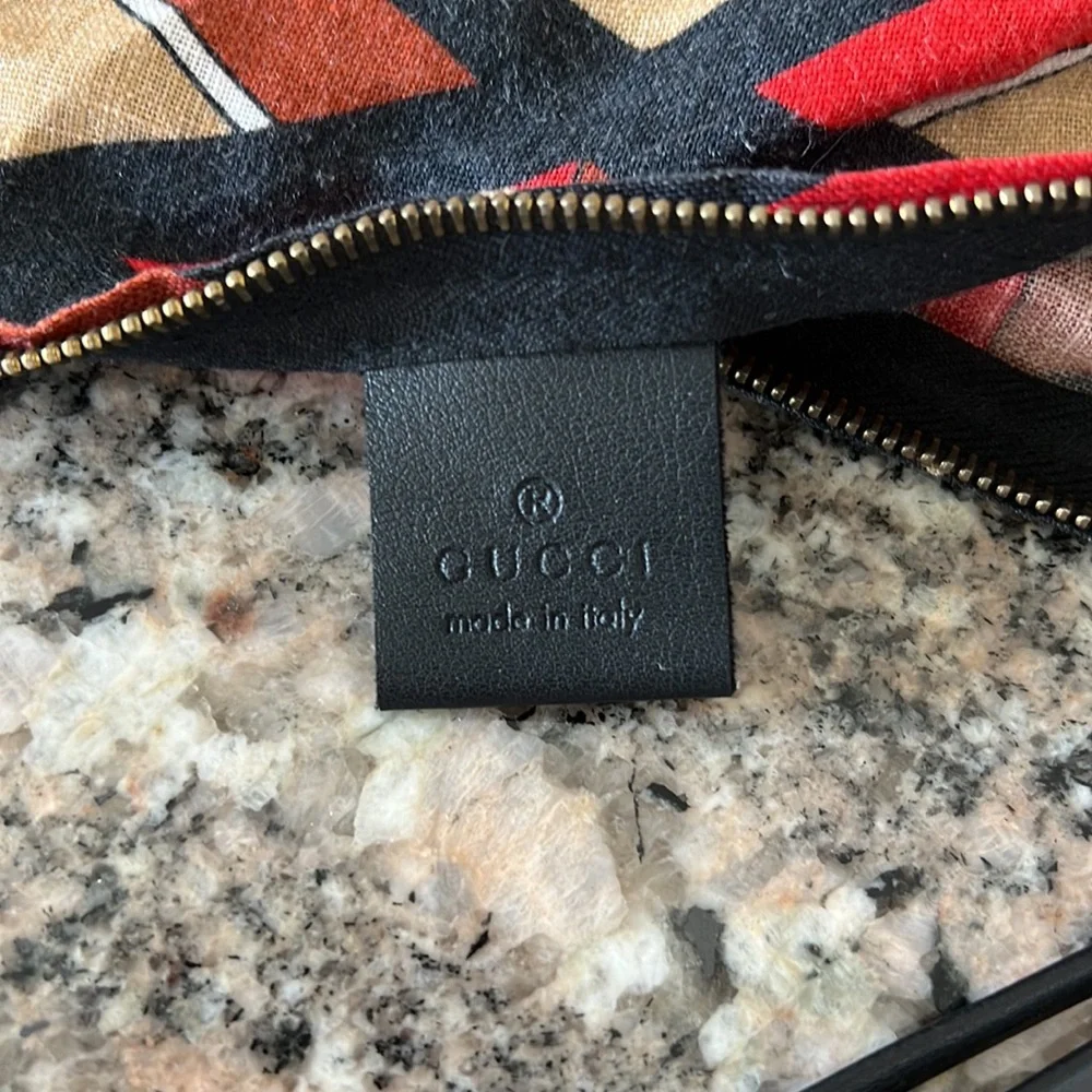 Gucci Large Cotton Makeup Bag - Picture 3 of 4